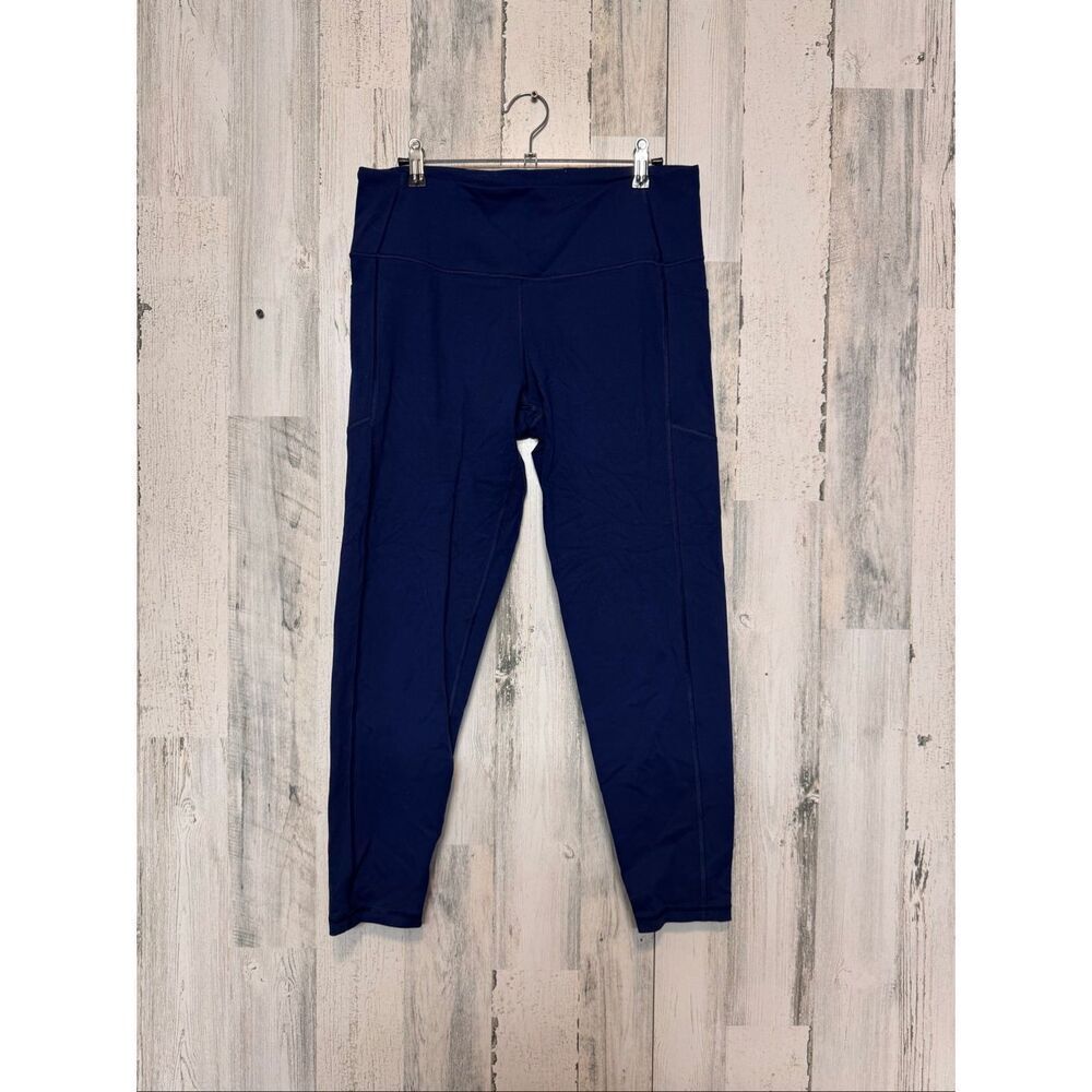 Victoria Sport Knockout Navy Blue High-Rise Leggings Women’s Large - Picture 2 of 6